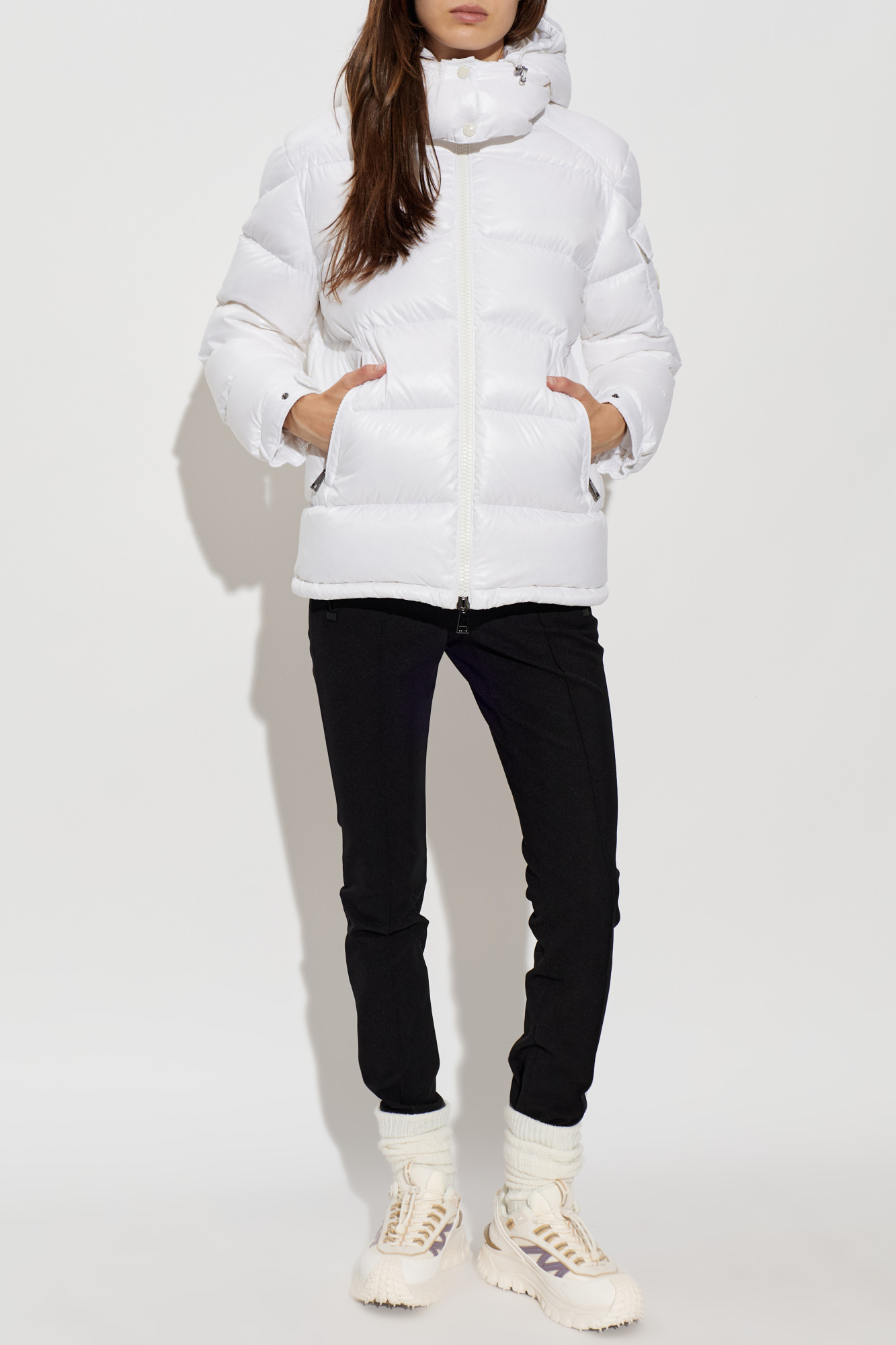 MONCLER ホワイト ロングパンツ 152cm Moncler “Maire” puffer jacket | Women's | Vitkac